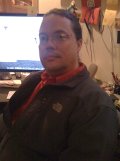 Me at my home office