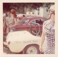 The back end of a Triumph Spitfire