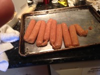 I made hot dogs for this one Barbecue
