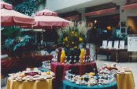 Dessert station before the storm