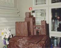 OMG so embarrassing I made the uuuugliest chocolate castle, they wanted faery princess I made a fricken fortess