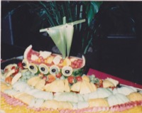 I always was a hack my garnish were GARISH at best, I did turn out high volume good scratch made food