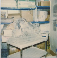 Motorcycle ice carving, um no we wont do t hat again