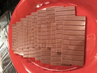 Behold bars of chocolate