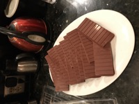 Behold bars of chocolate