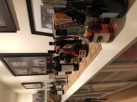 Beverage line up for Christmas dinner